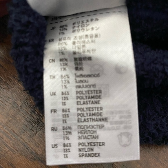 Uniqlo Fairy Soft Leggings, Navy and White, Women, Size: M/L - Picture 7 of 7